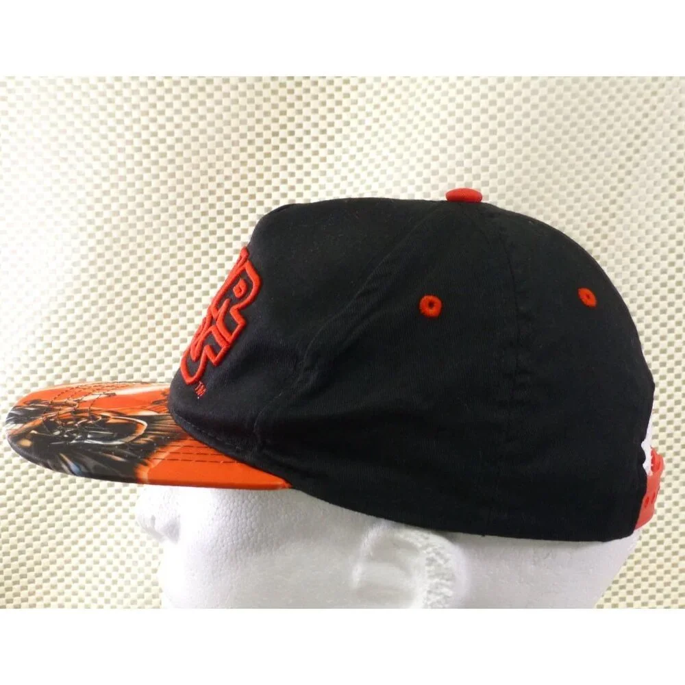 Star Wars Snapback Hat Darth Vader Graphic Brim & Red Logo Embroidery‎